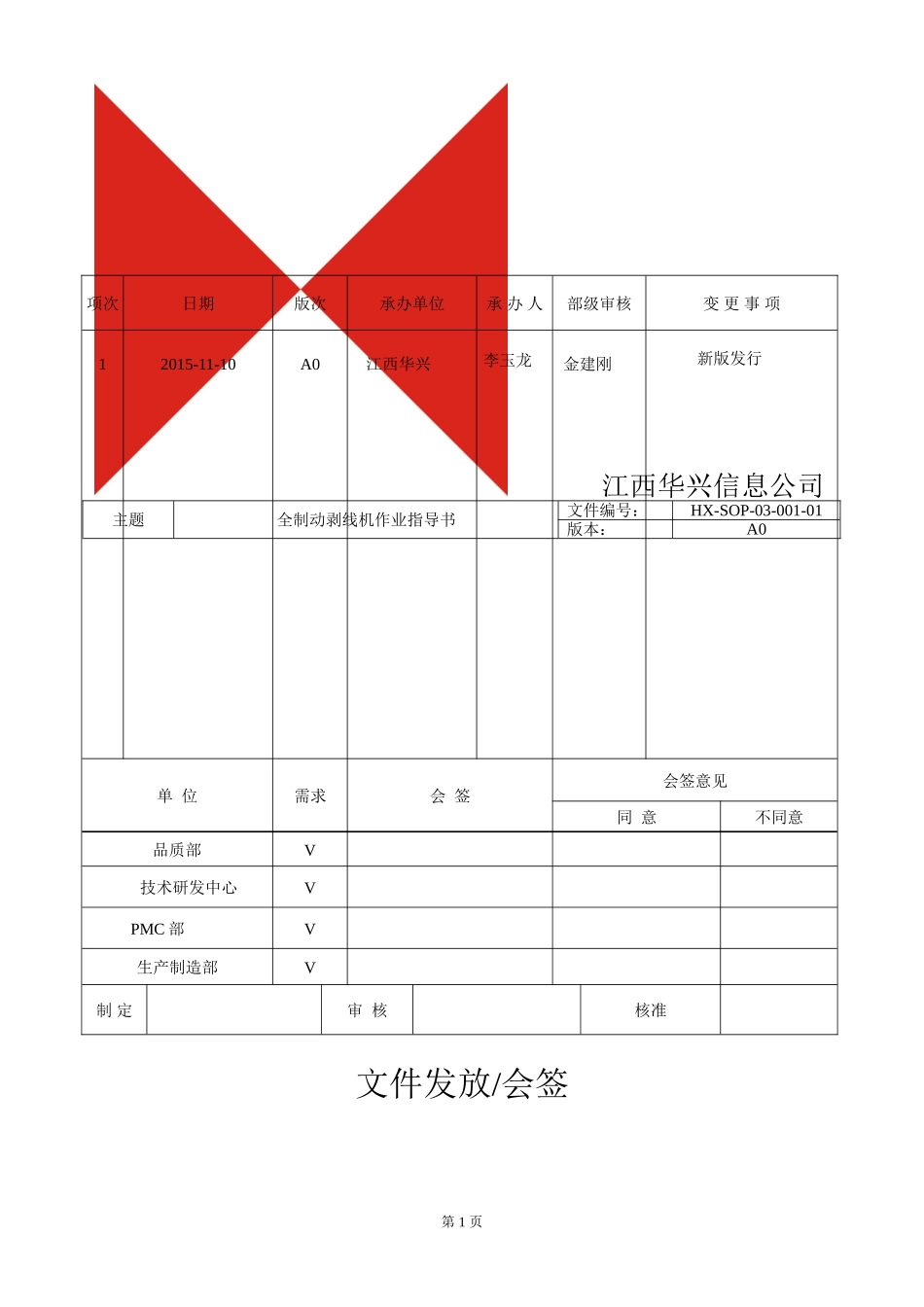 全自动剥线机作业指导书_第1页