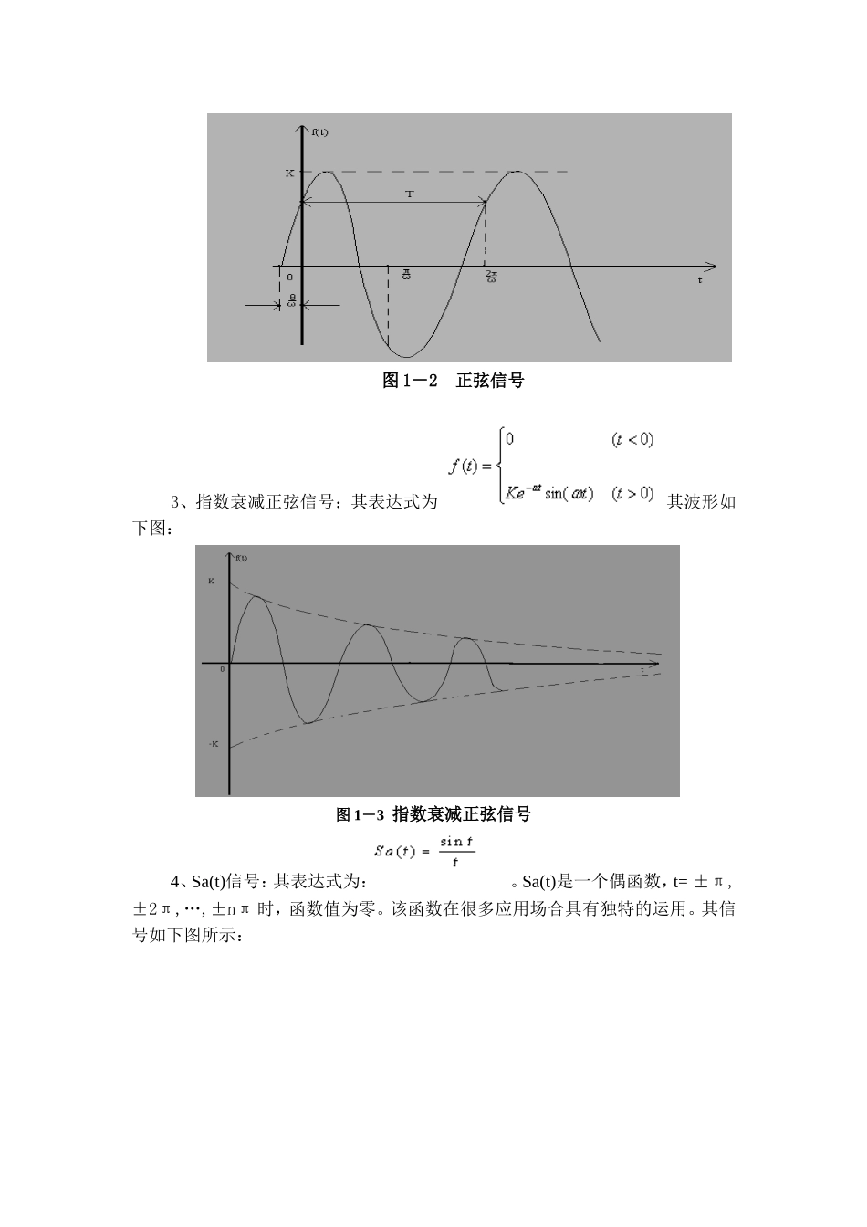 信号与系统实验报告-1(常用信号的分类与观察)_第2页