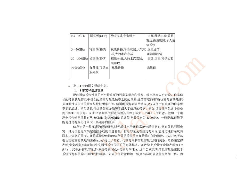 信息与通信工程专业英语课后答案_第1页
