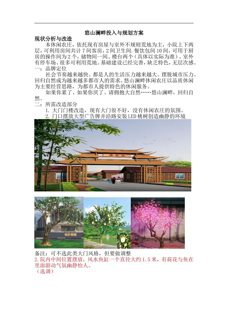 休闲农庄规划方案_第1页