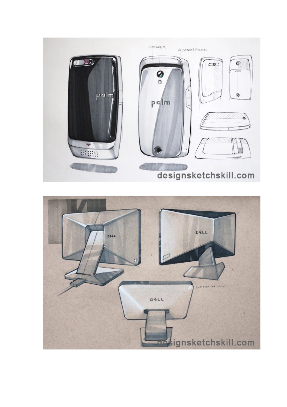值得临摹学习的产品手绘马克笔效果图_第2页