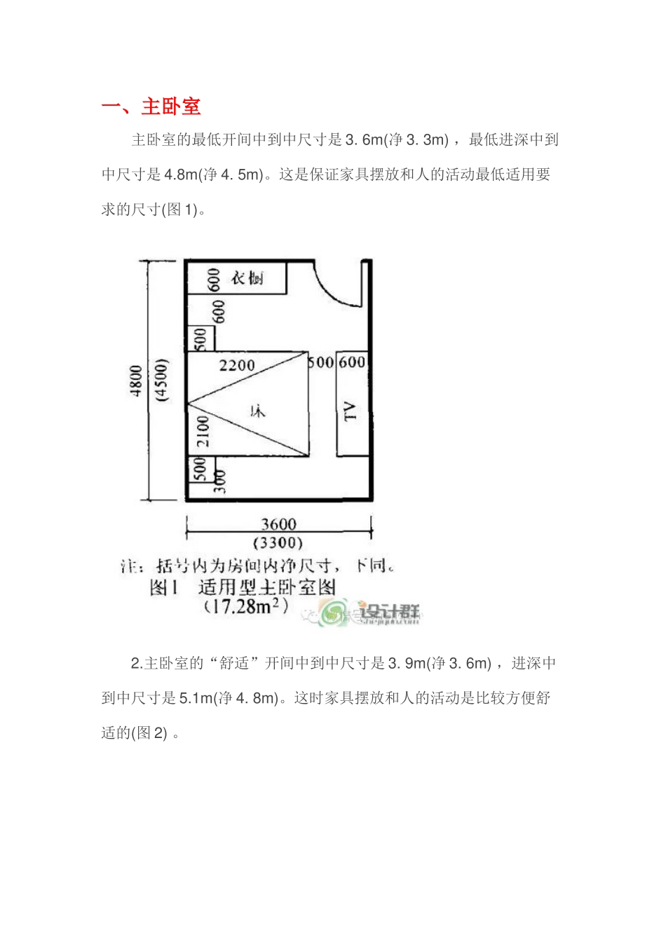 住宅房间的合理尺寸_第1页