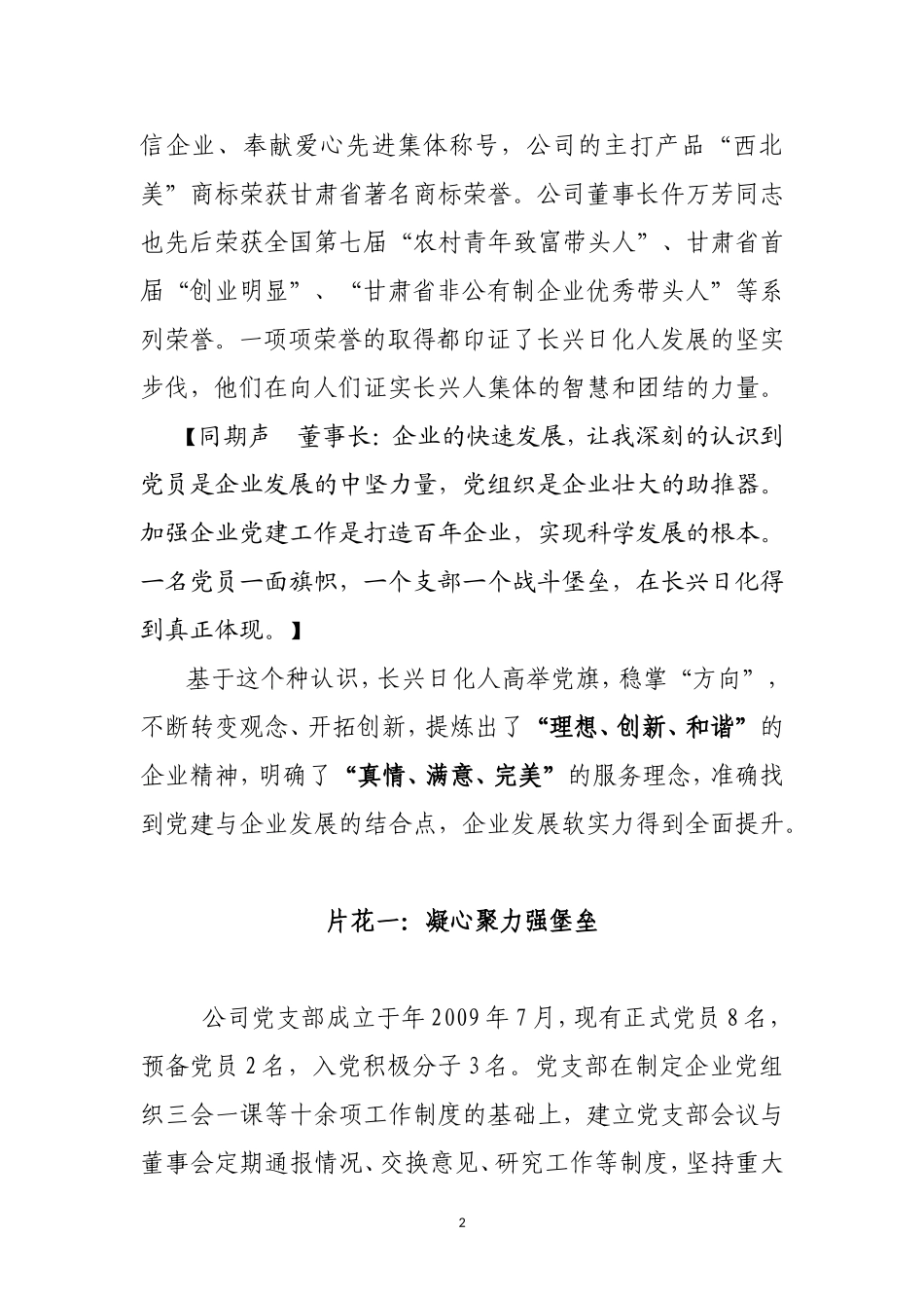 党旗在长兴日化飘扬---党员在各自岗位发光_第2页