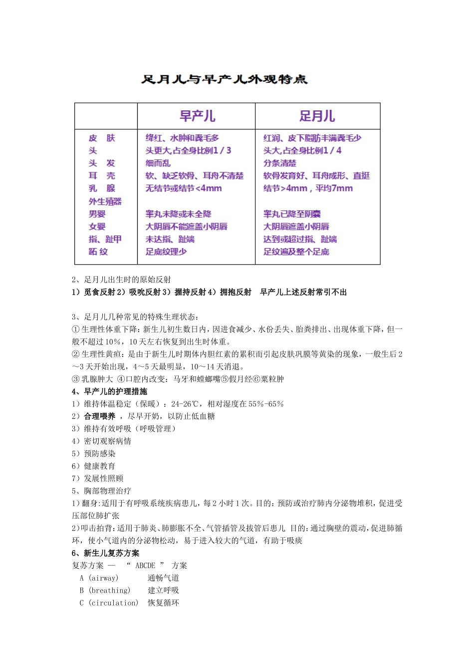 儿科护理学重点整理_第3页