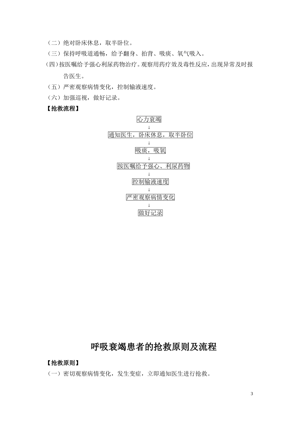 儿科急重症抢救原则及流程_第3页