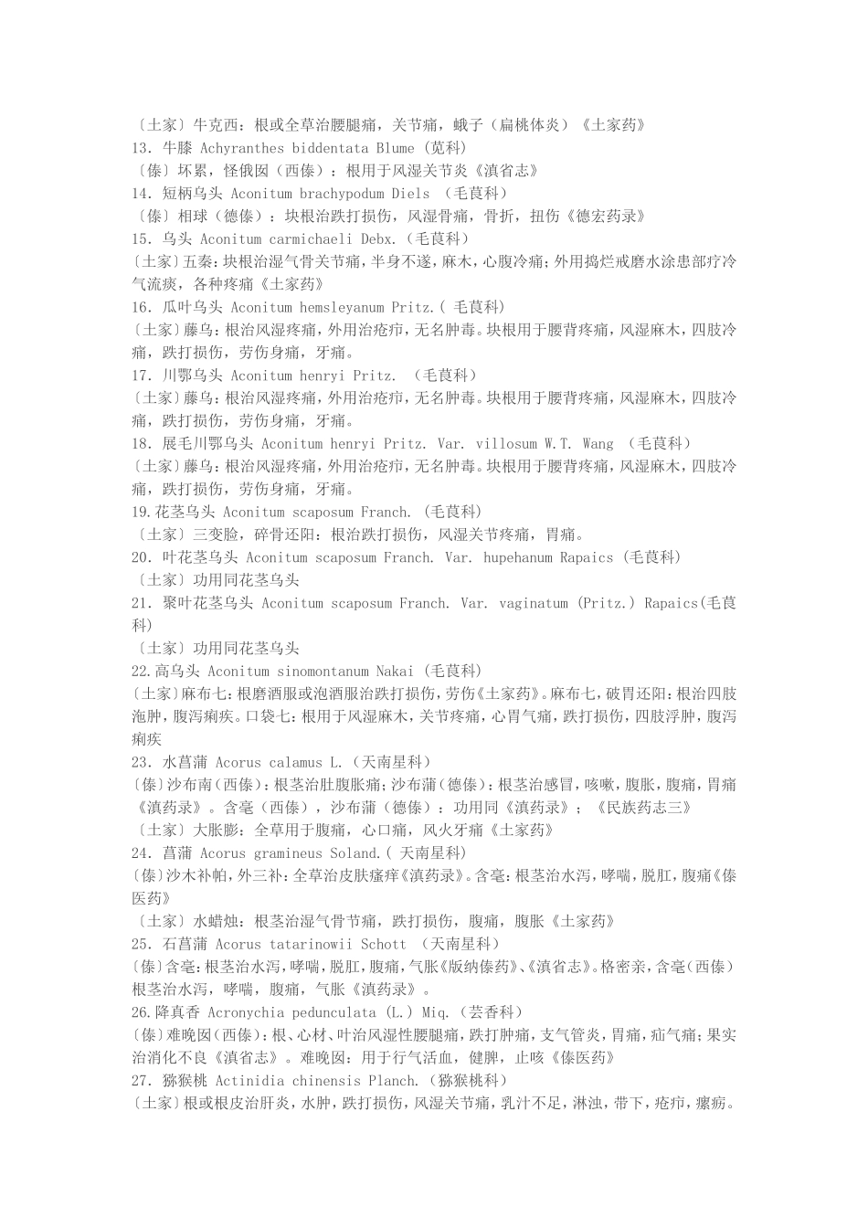 傣药(175种名录)_第2页