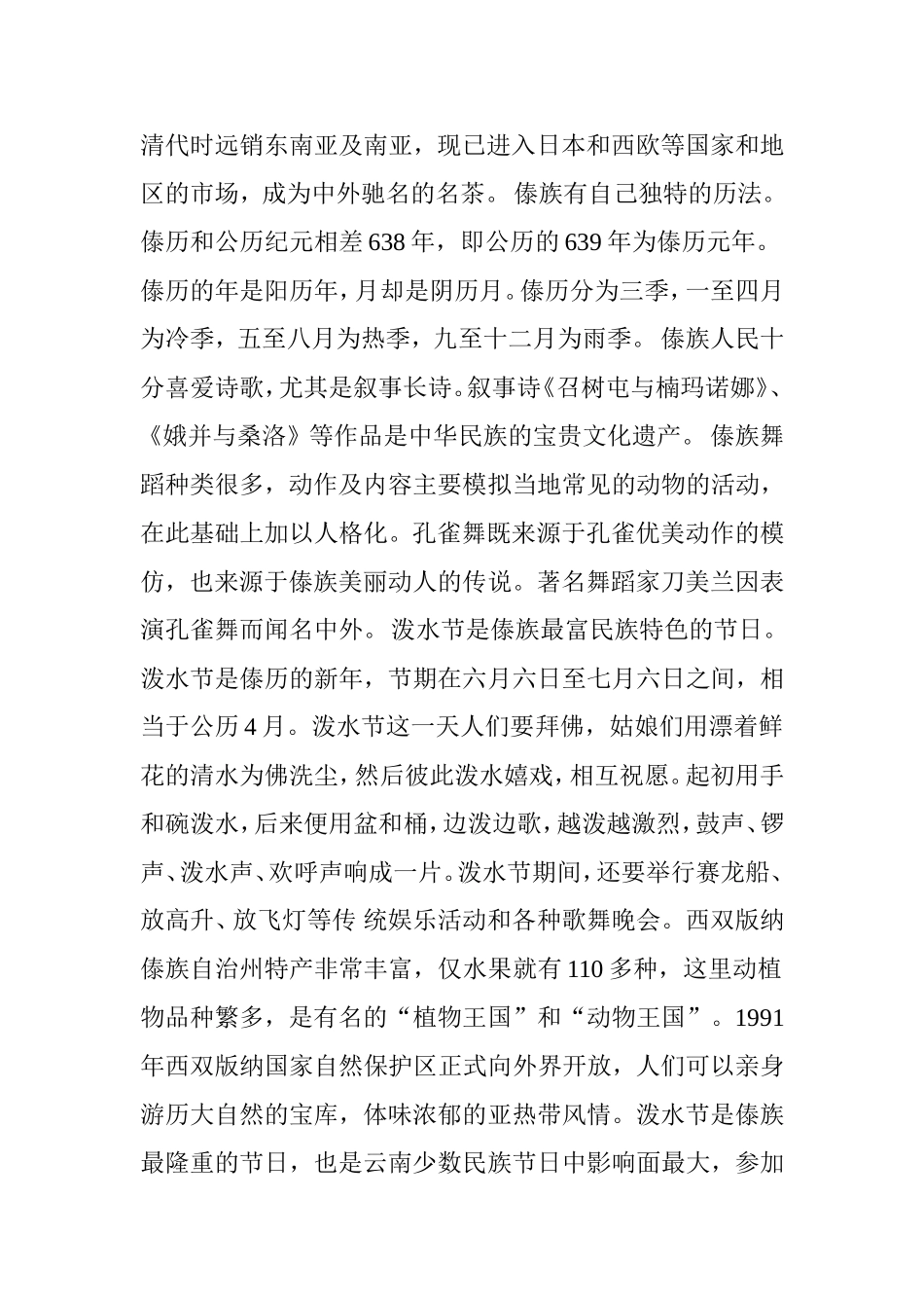 傣族名族风情文化_第2页