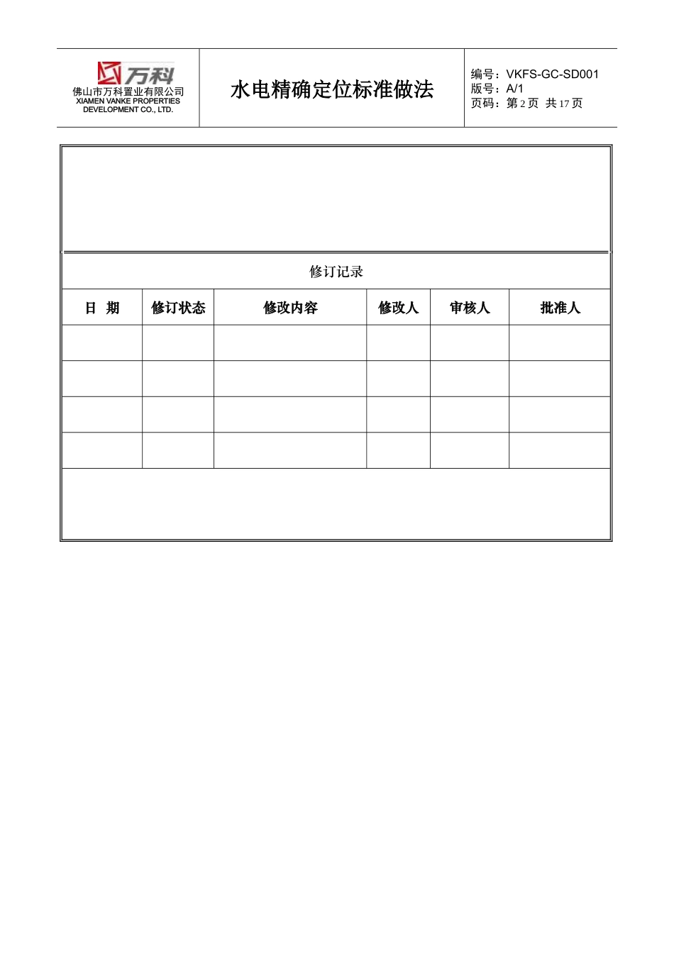 佛山万科水电精确定位标准做法_第2页