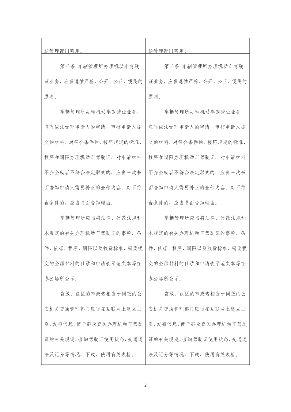 公安部123号令与139号令对比一览表新修改_第2页