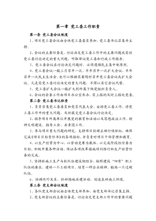 党工委工作职责