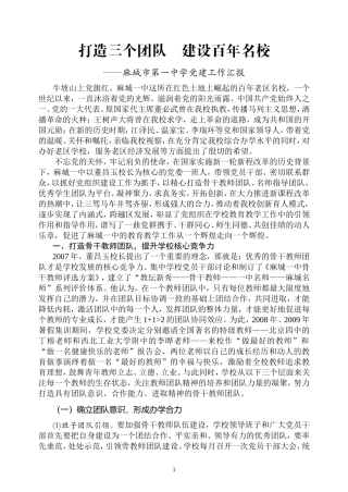 党建工作汇报(同名1631)