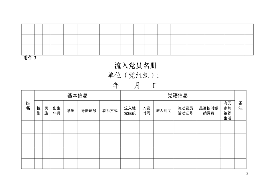 党员组织关系排查表-(空表)_第3页
