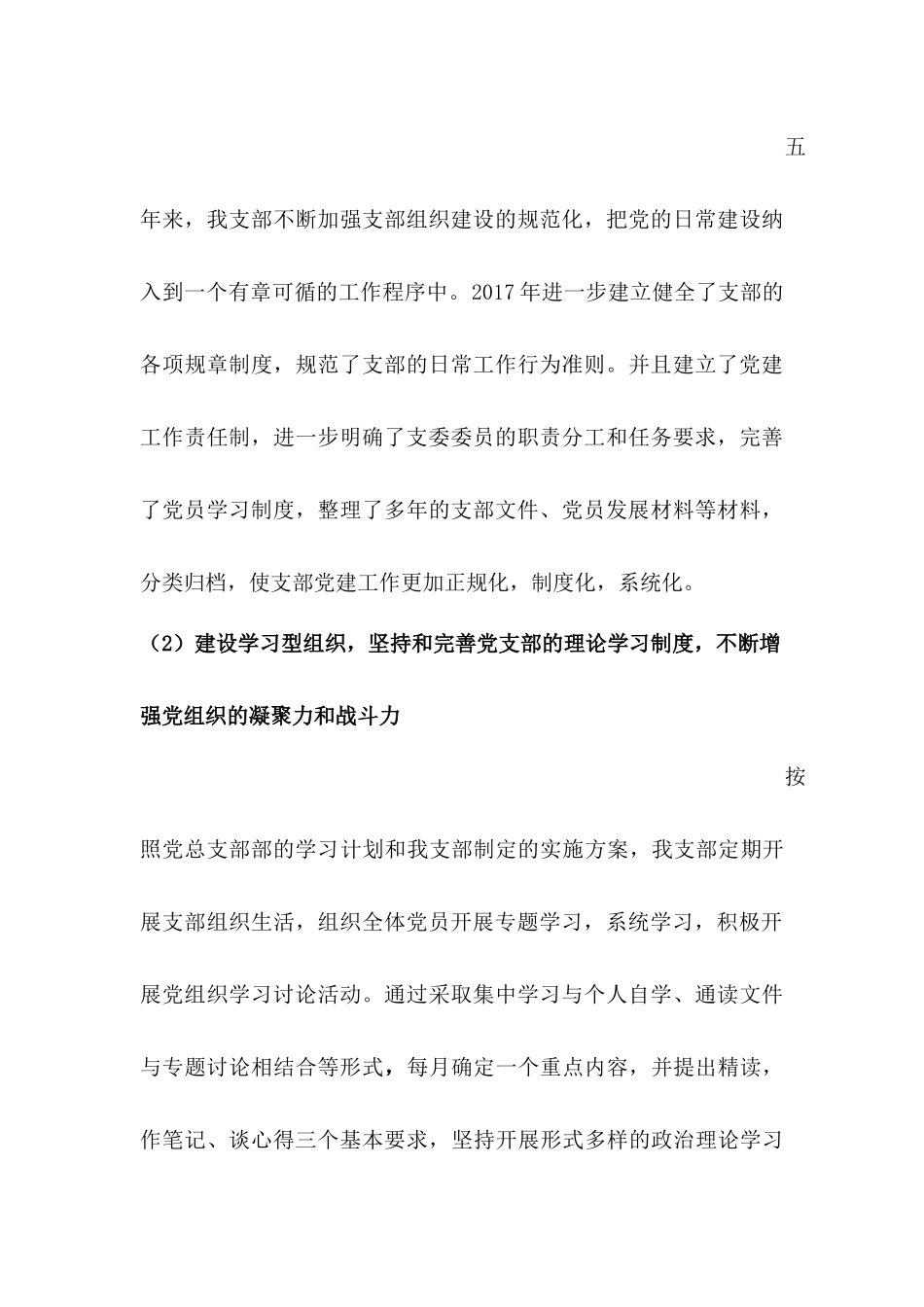 党支部5年工作总结_第3页