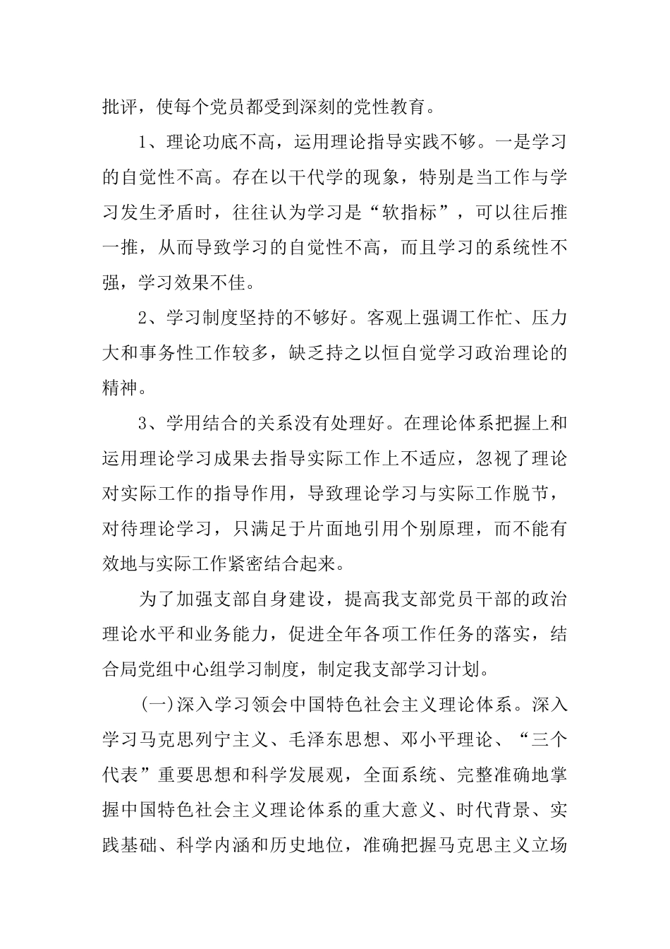 党支部工作总结与计划_第3页