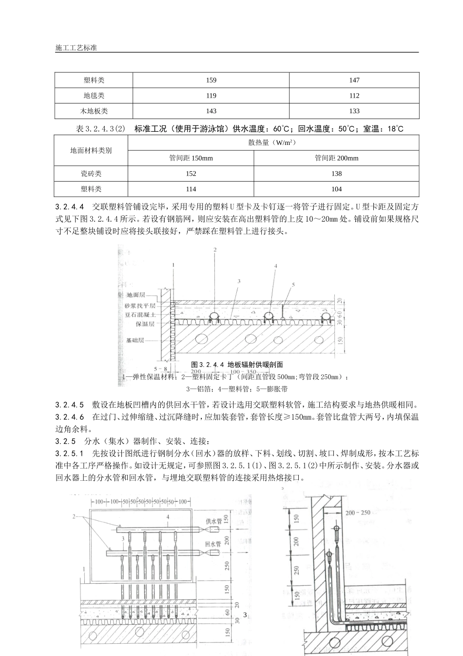 低温热水地板辐射采暖系统安装施工工艺标准_第3页