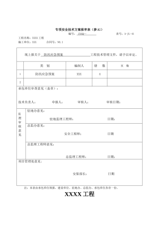 公路工程汛期安全管理