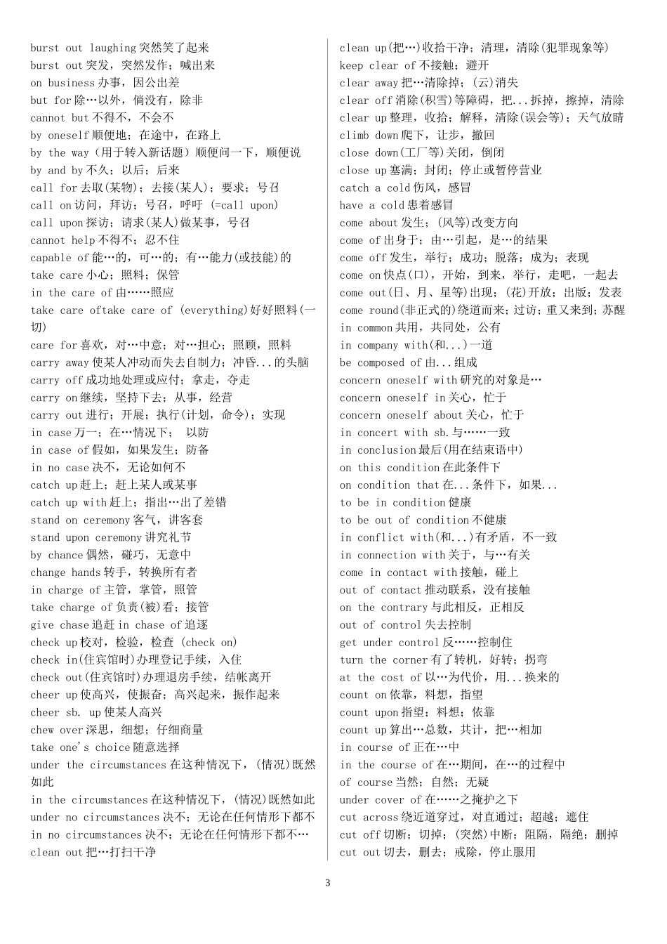 公共英语三词组_第3页