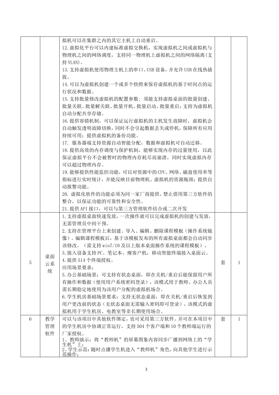 公共技能云机房建设方案及配置清单_第3页