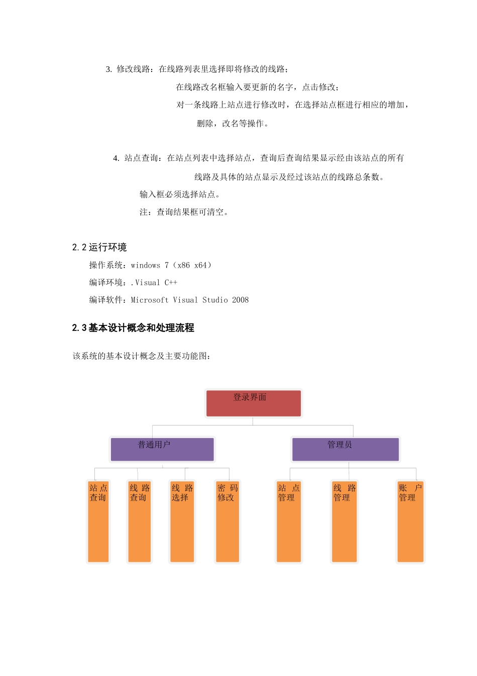 公交查询系统详细设计说明书_第2页