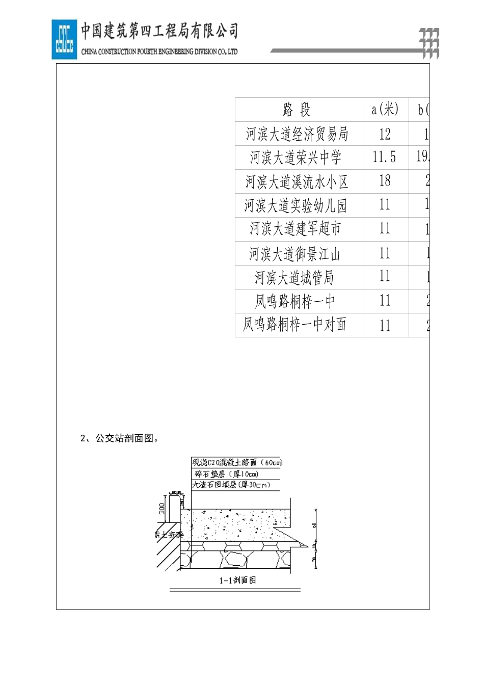 公交站台技术交底_第2页