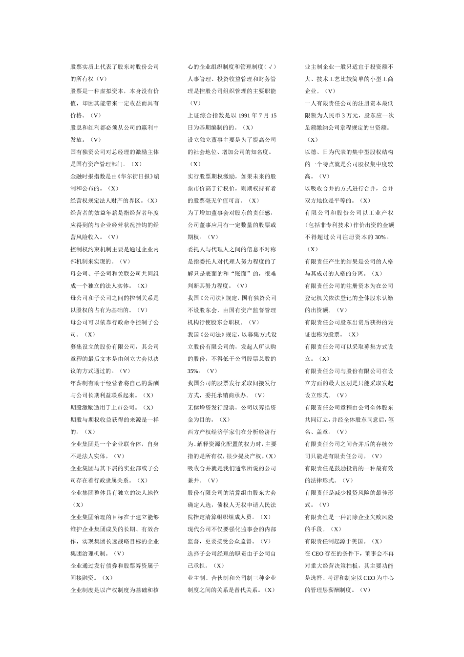 公司概论考试_第2页