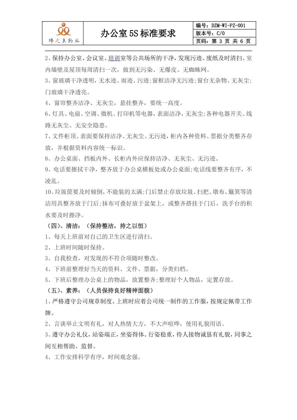 公司5S标准要求_第3页