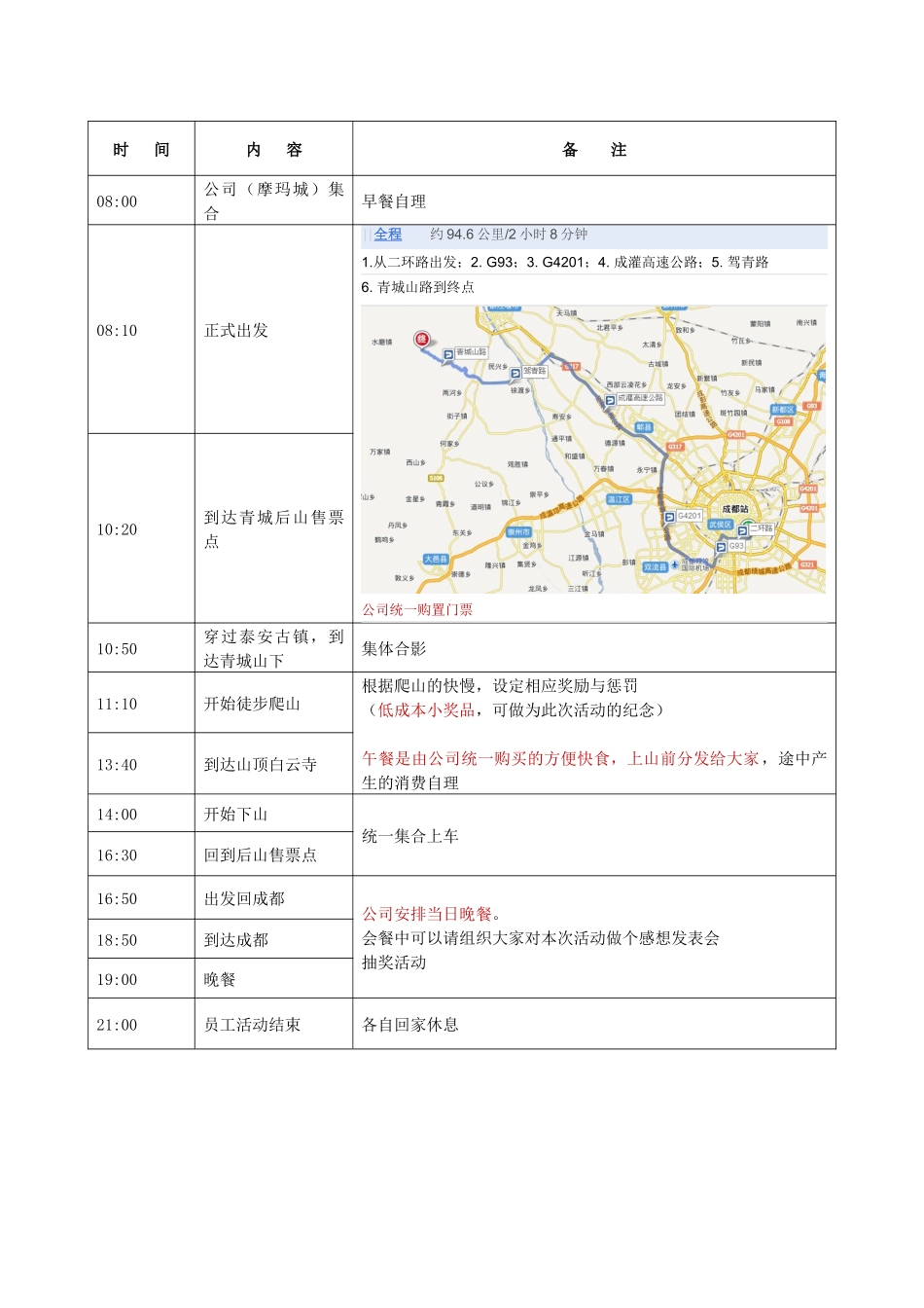 公司2012年5月员工活动方案_第2页
