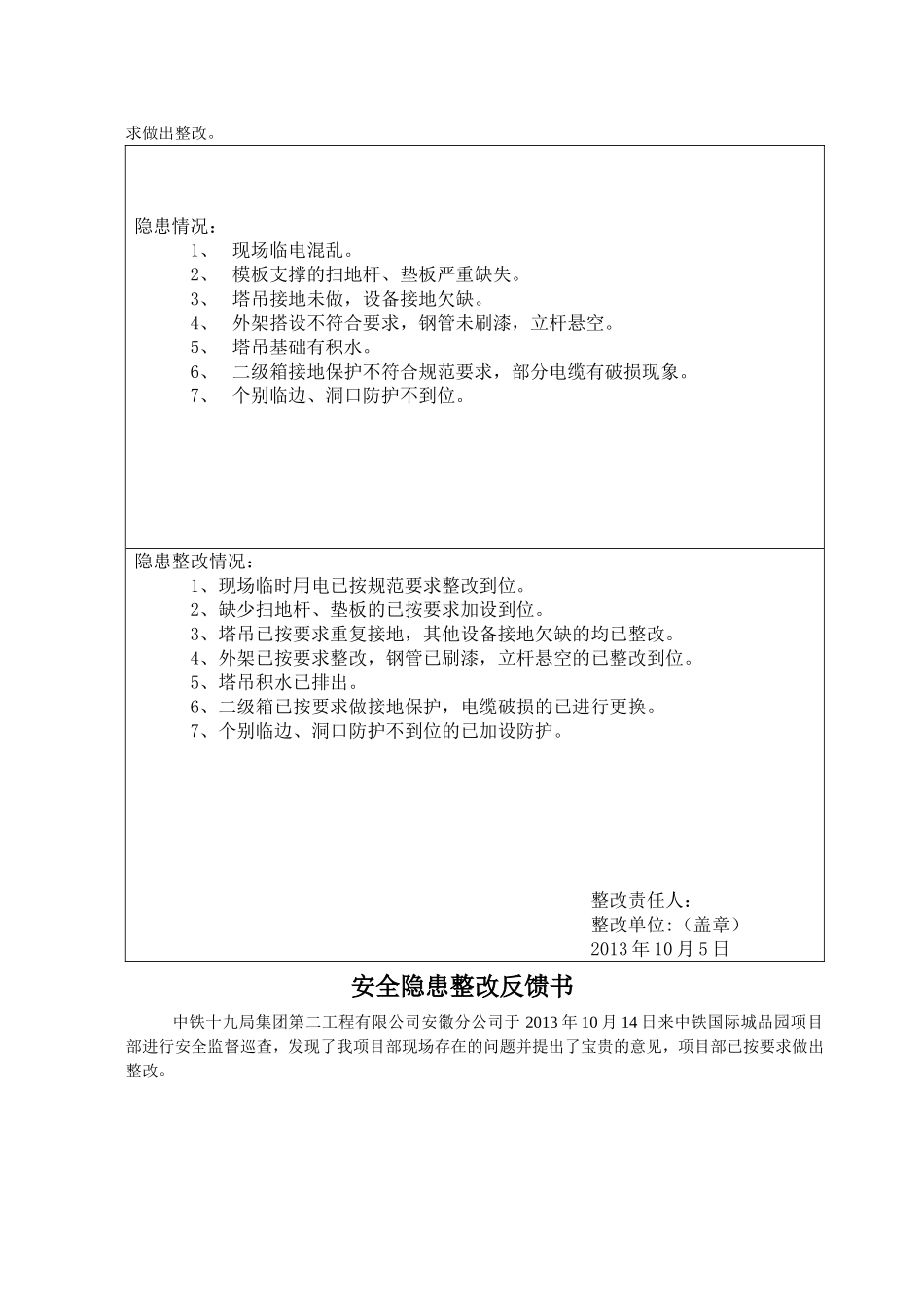 公司安全检查记录_第2页