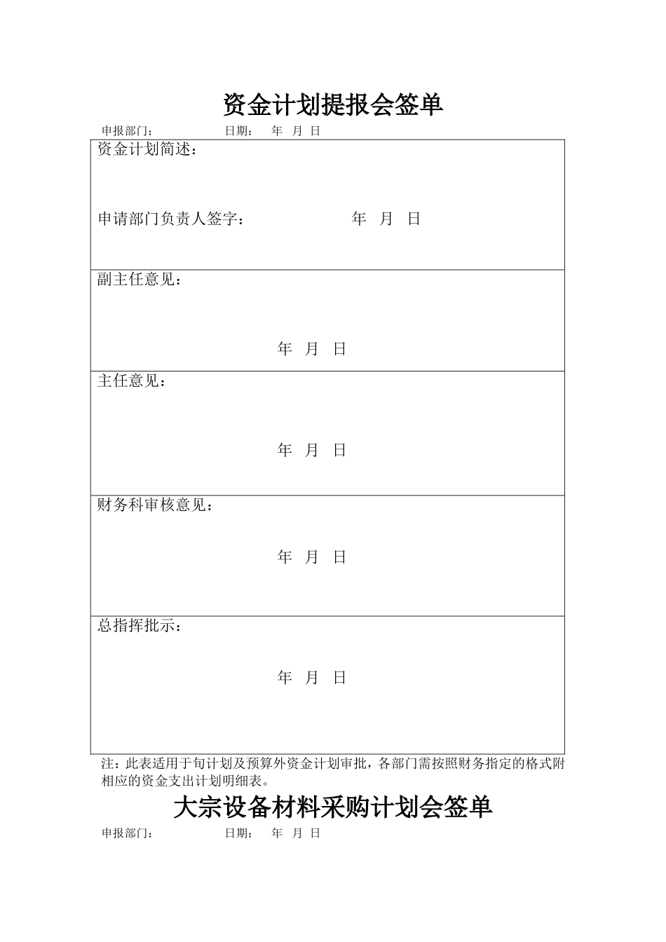 公司管理流程审批表格_第1页