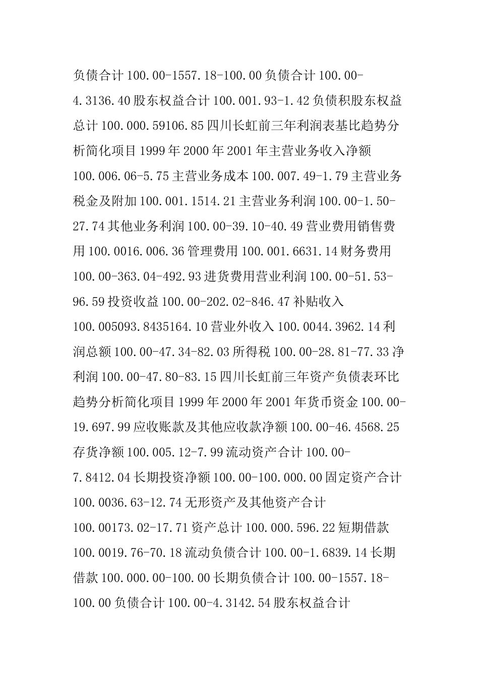 公司近三年财务报表分析报告_第3页