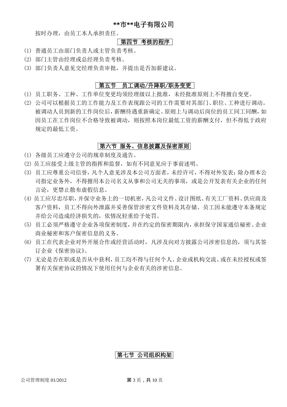 公司管理制度-(Jan-2012-)-Sound_第3页