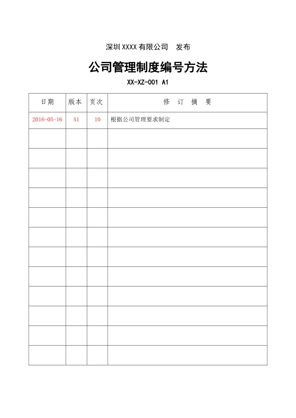 公司管理制度编号方法_第2页