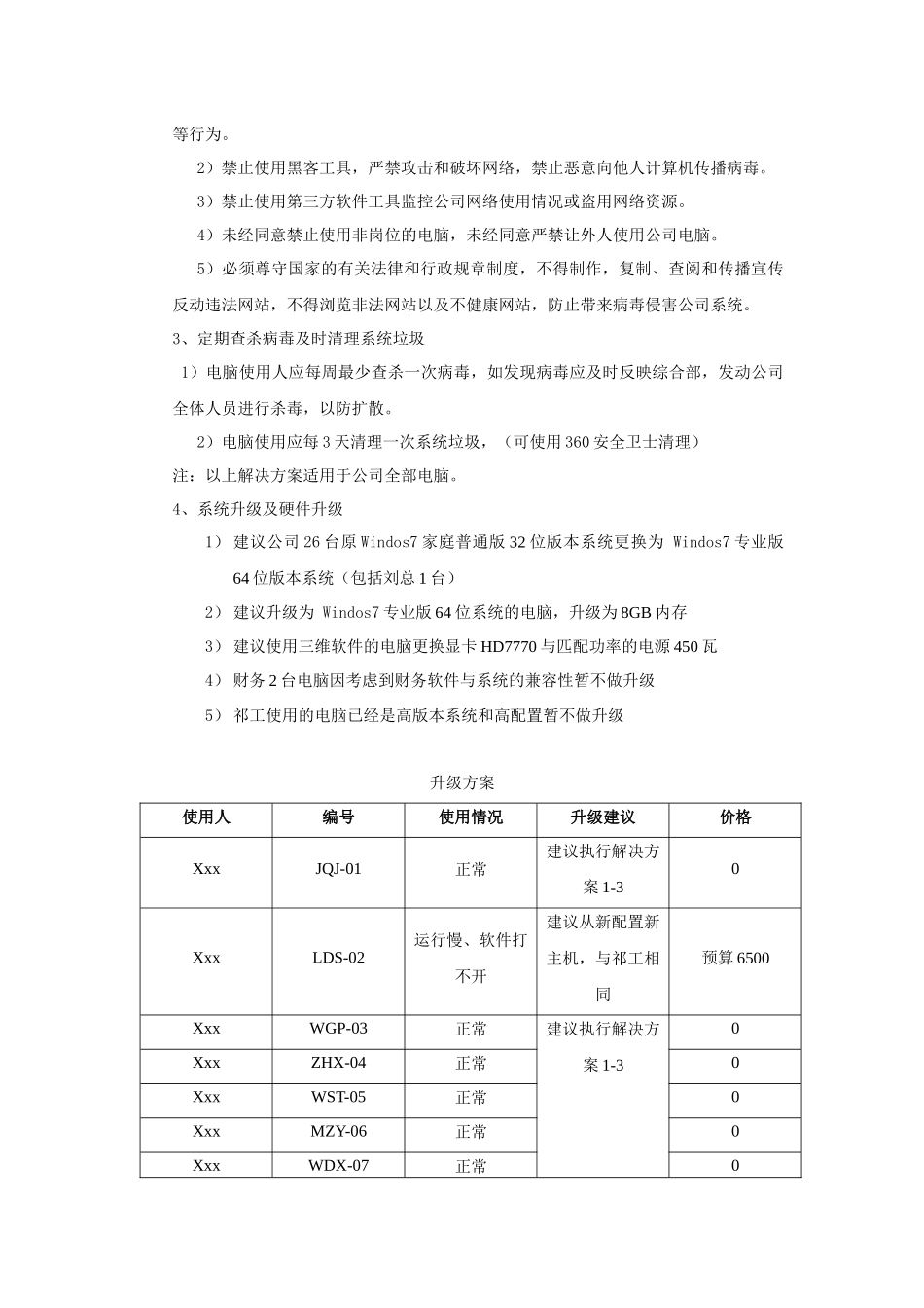 公司电脑升级方案_第3页