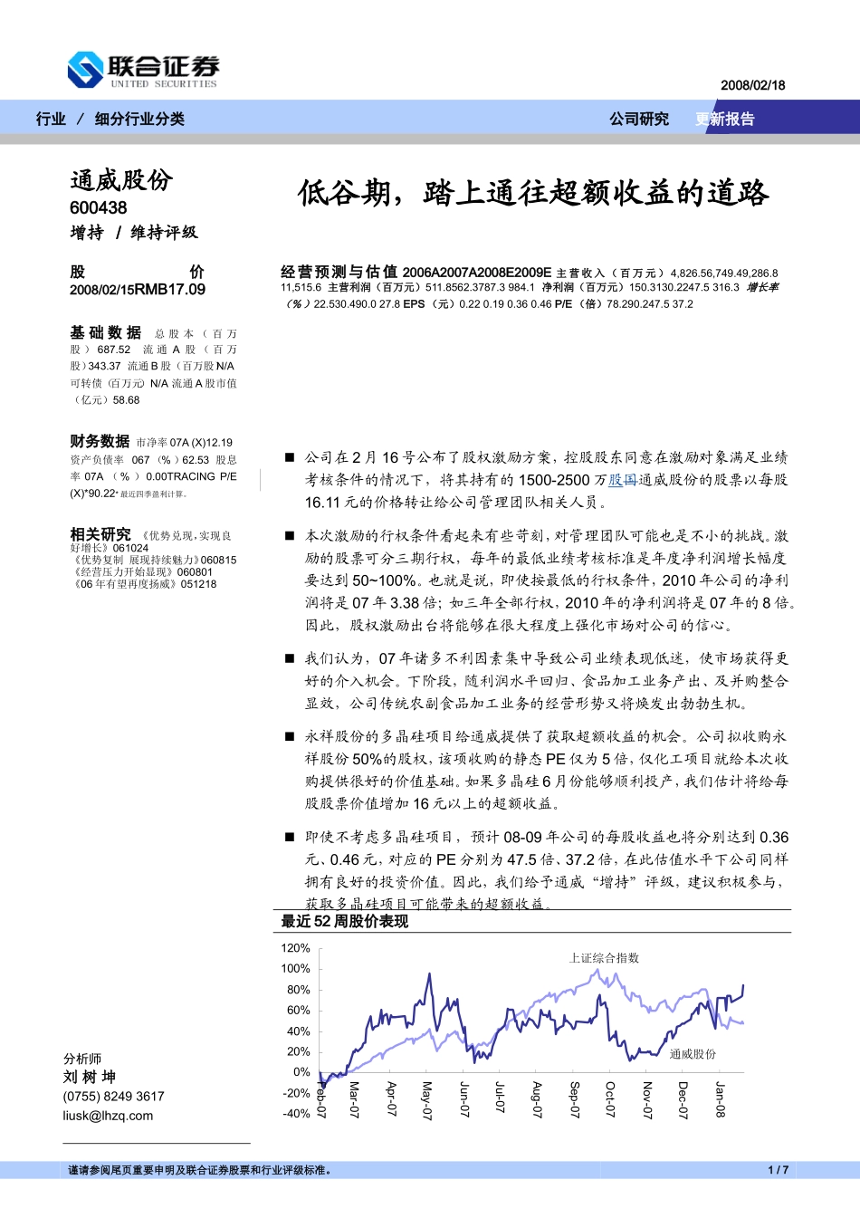 公司发布了股权激励方案-行权价为1611元股_第1页
