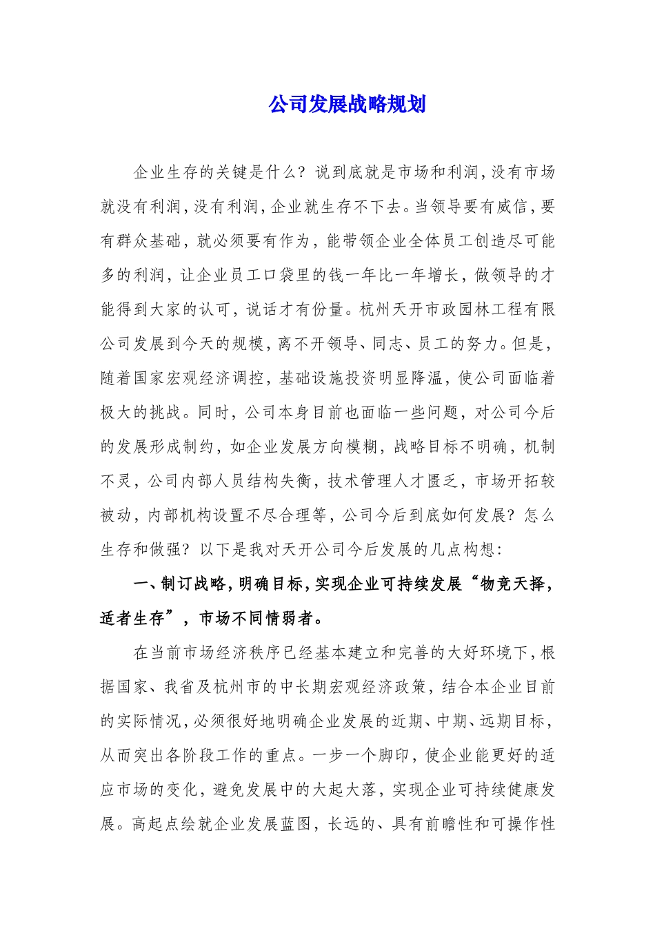 公司发展战略规划(同名14893)_第1页