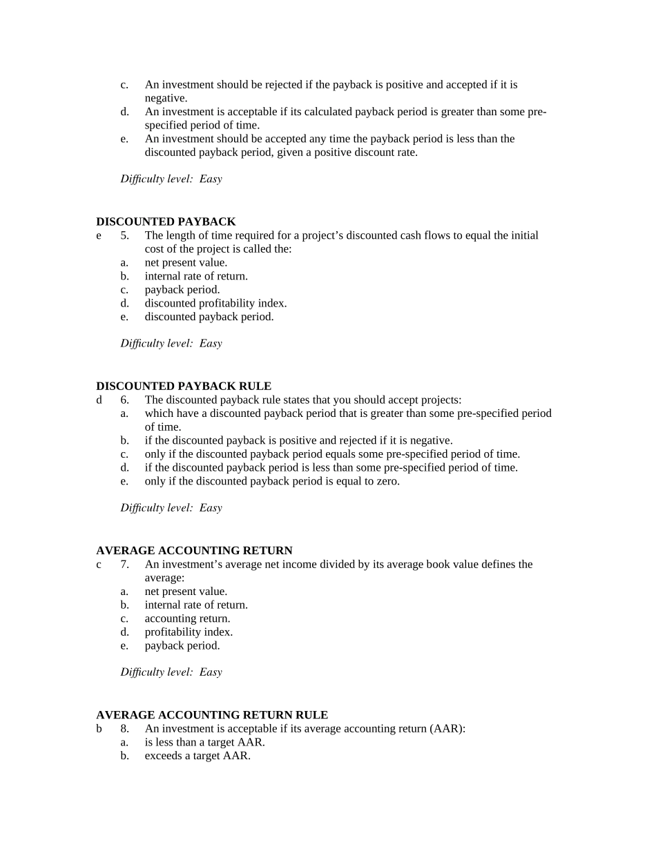 公司理财(英文版)题库7_第2页