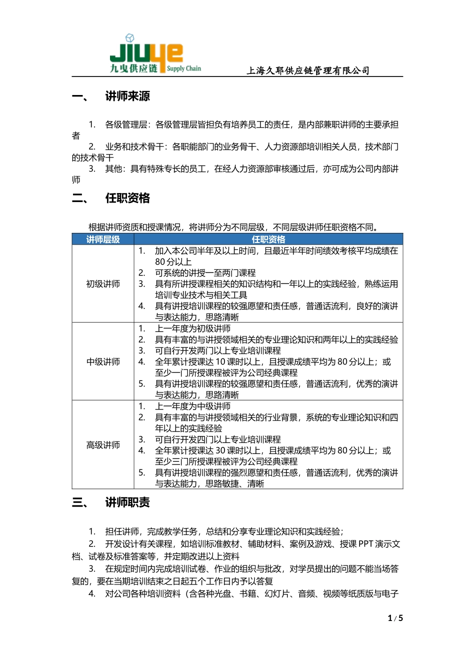公司内部讲师管理制度_第2页