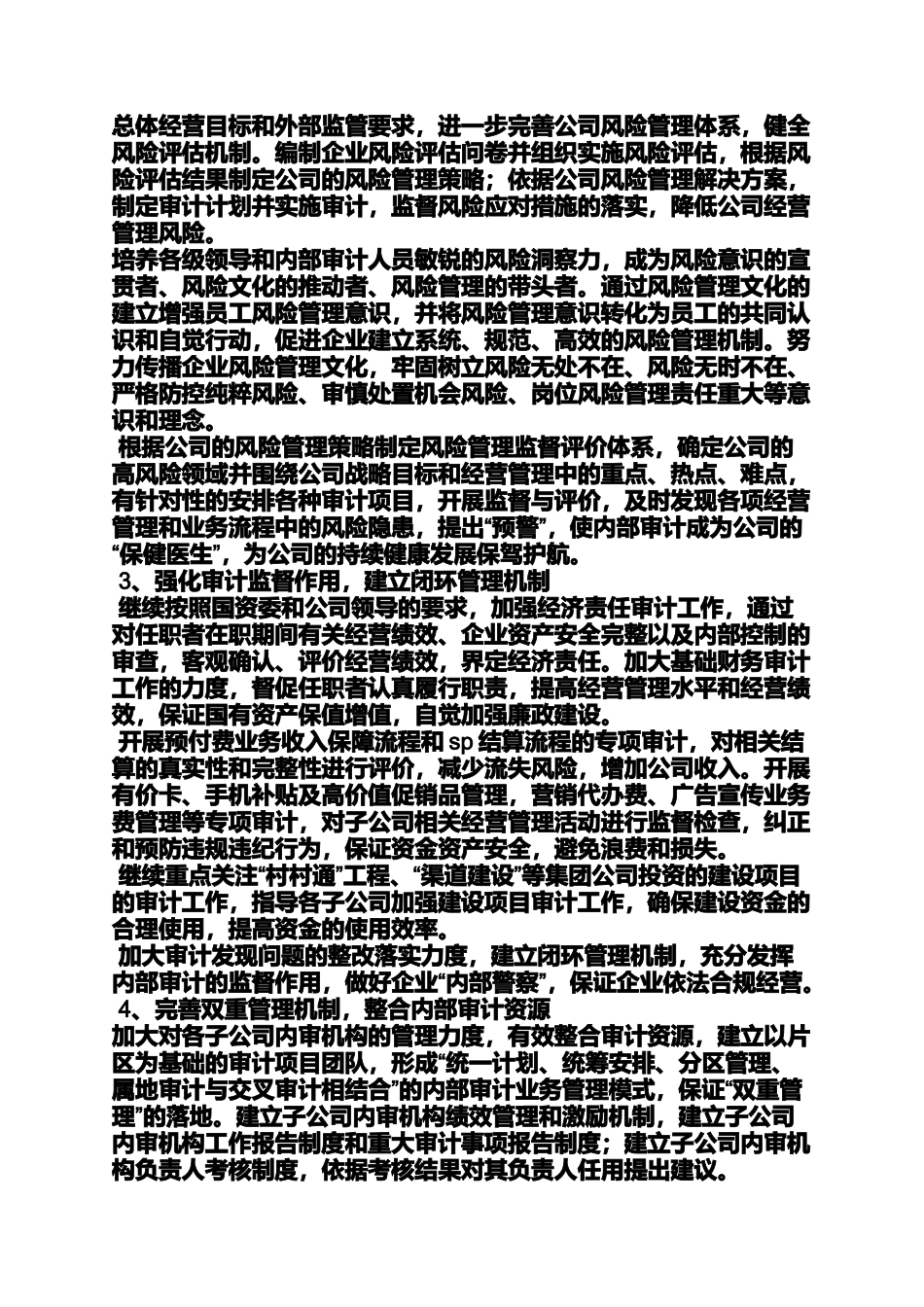 公司内部审计工作计划_第3页