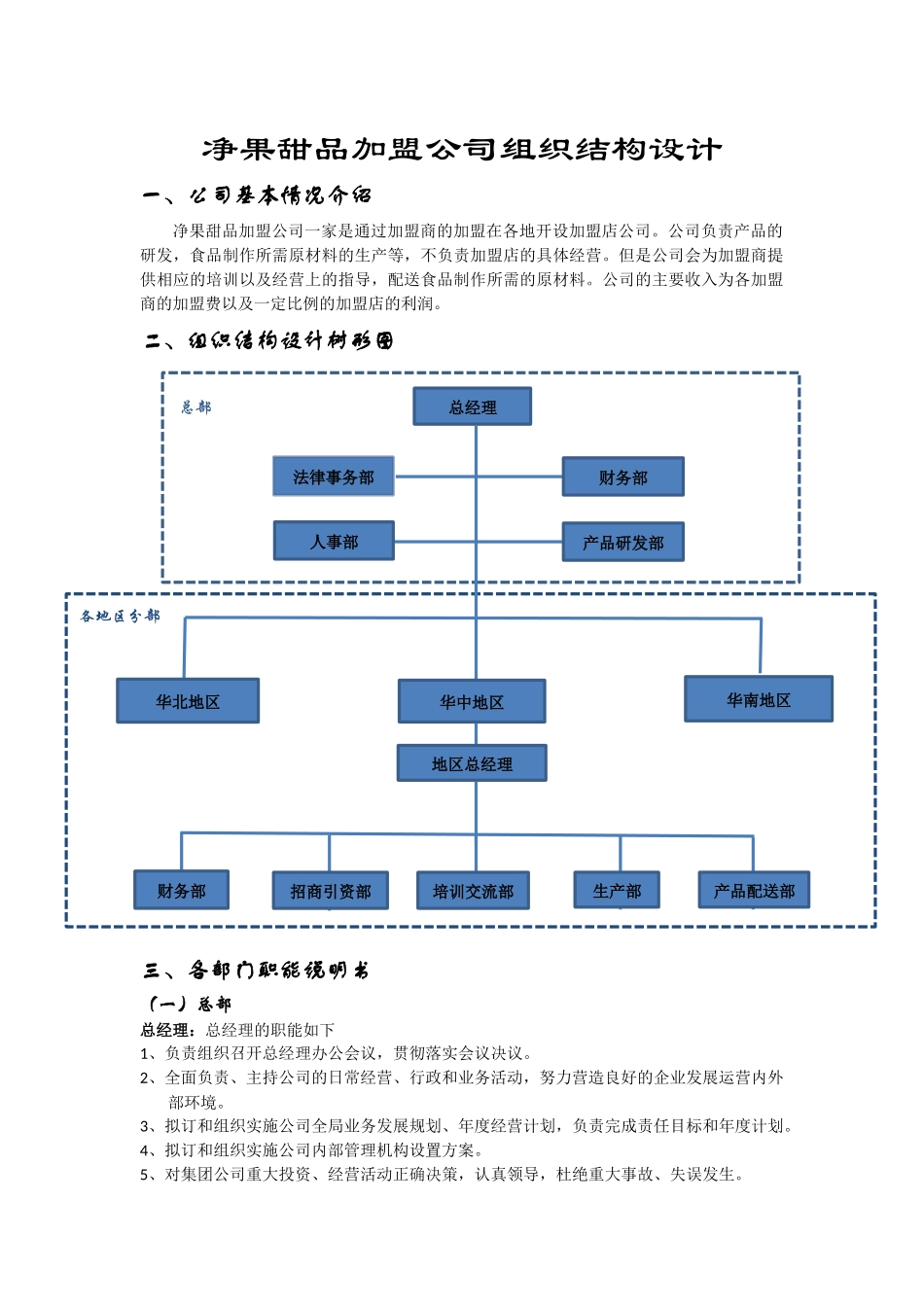 公司组织结构设计范例_第1页
