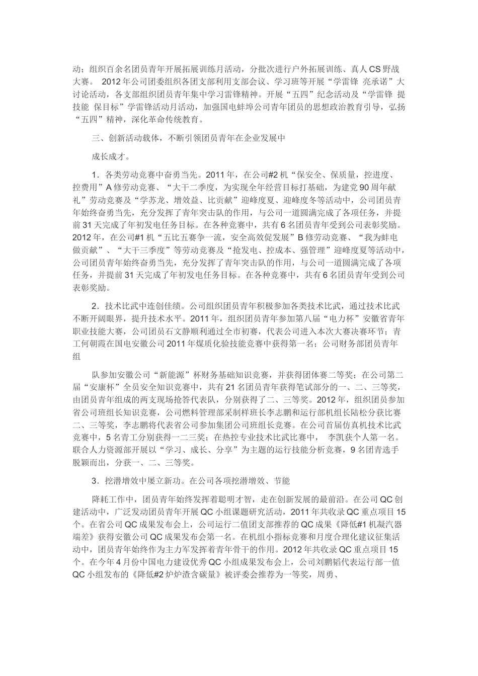 公司团委换届工作报告_第3页