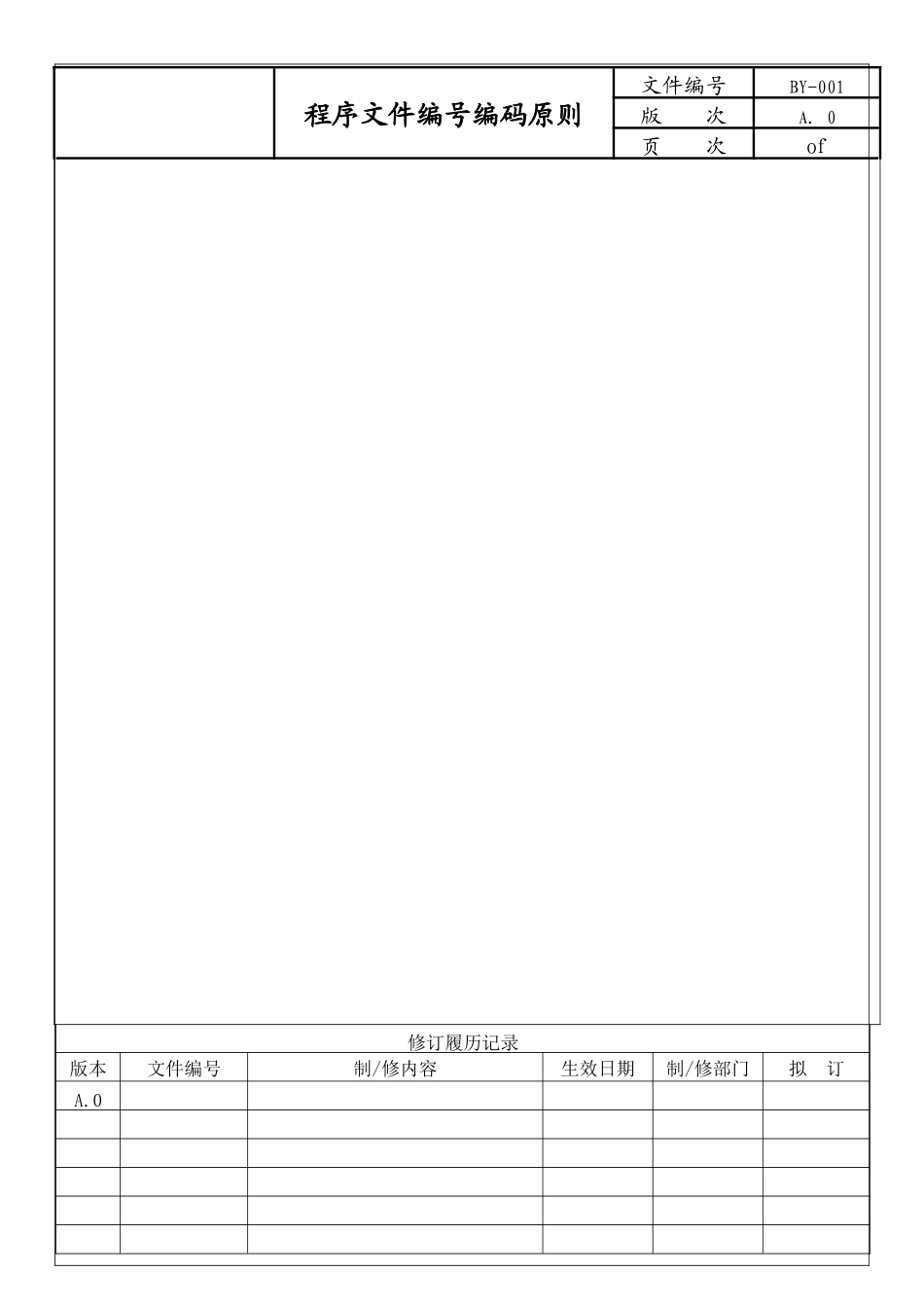 公司文件编号原则-通用版_第1页