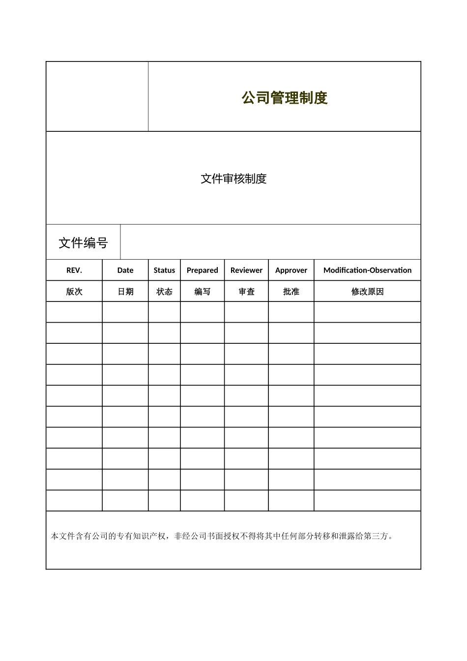 公司文件审核制度_第1页