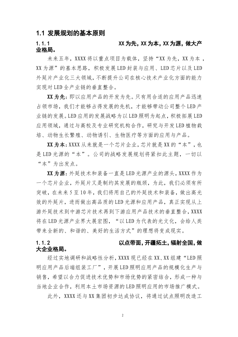 公司五年发展规划_第2页