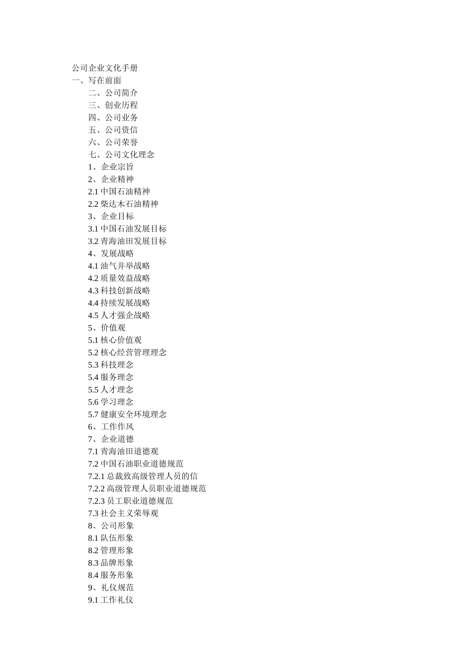 公司企业文化手册_第1页