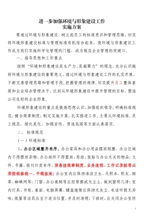 公司企业形象建设方案