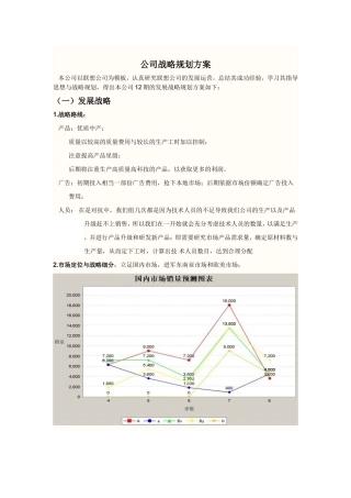 公司战略规划方案2