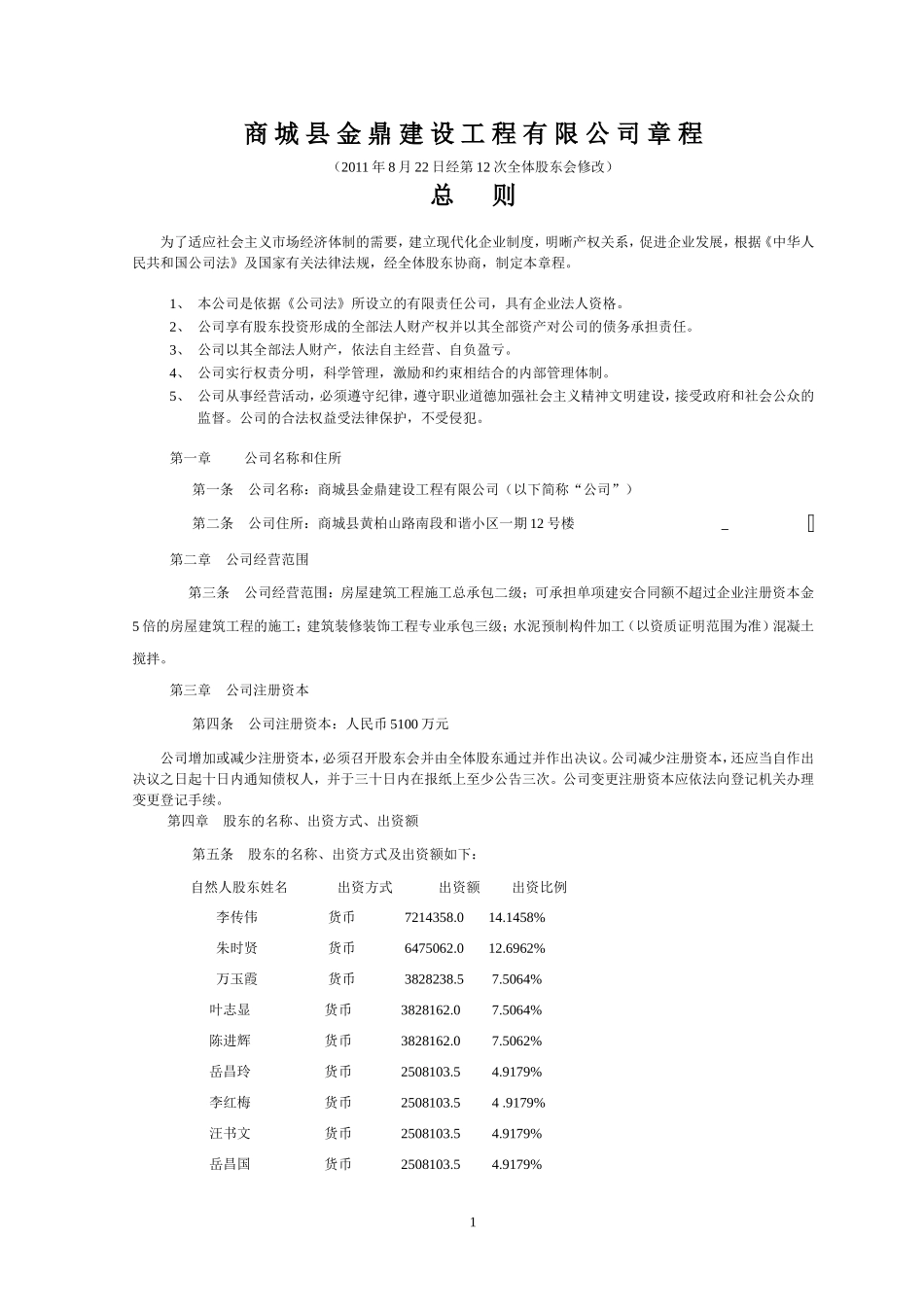 公司章程(修)01_第1页