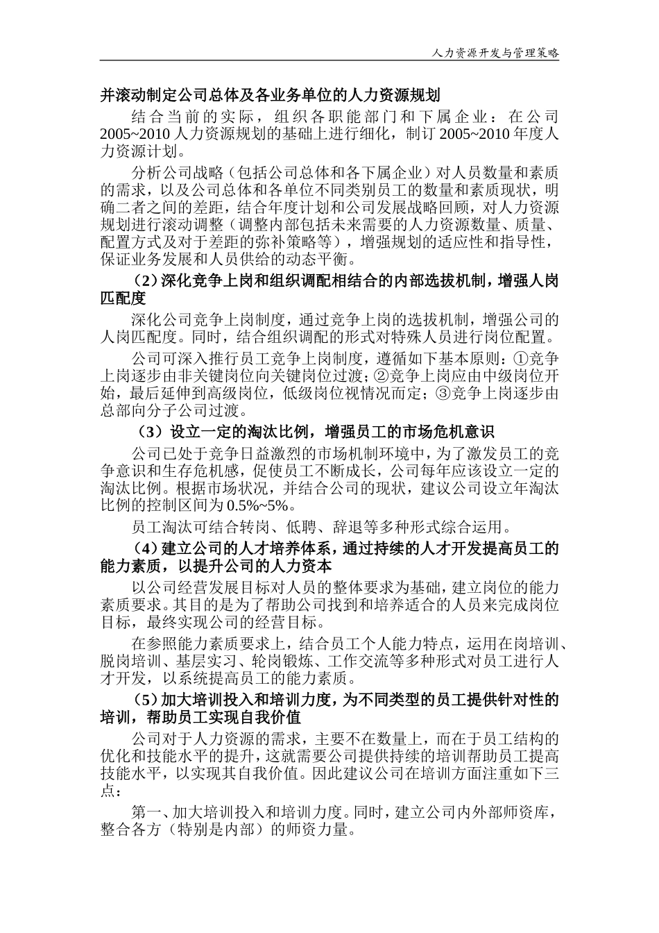 公司人力资源开发与管理策略_第3页