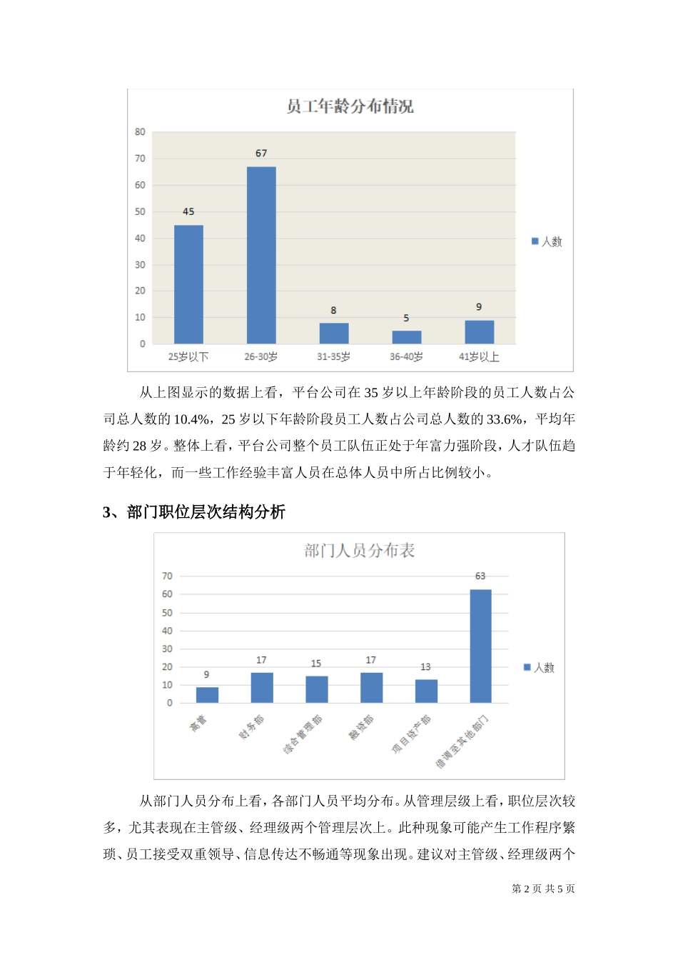 公司人员结构分析_第2页