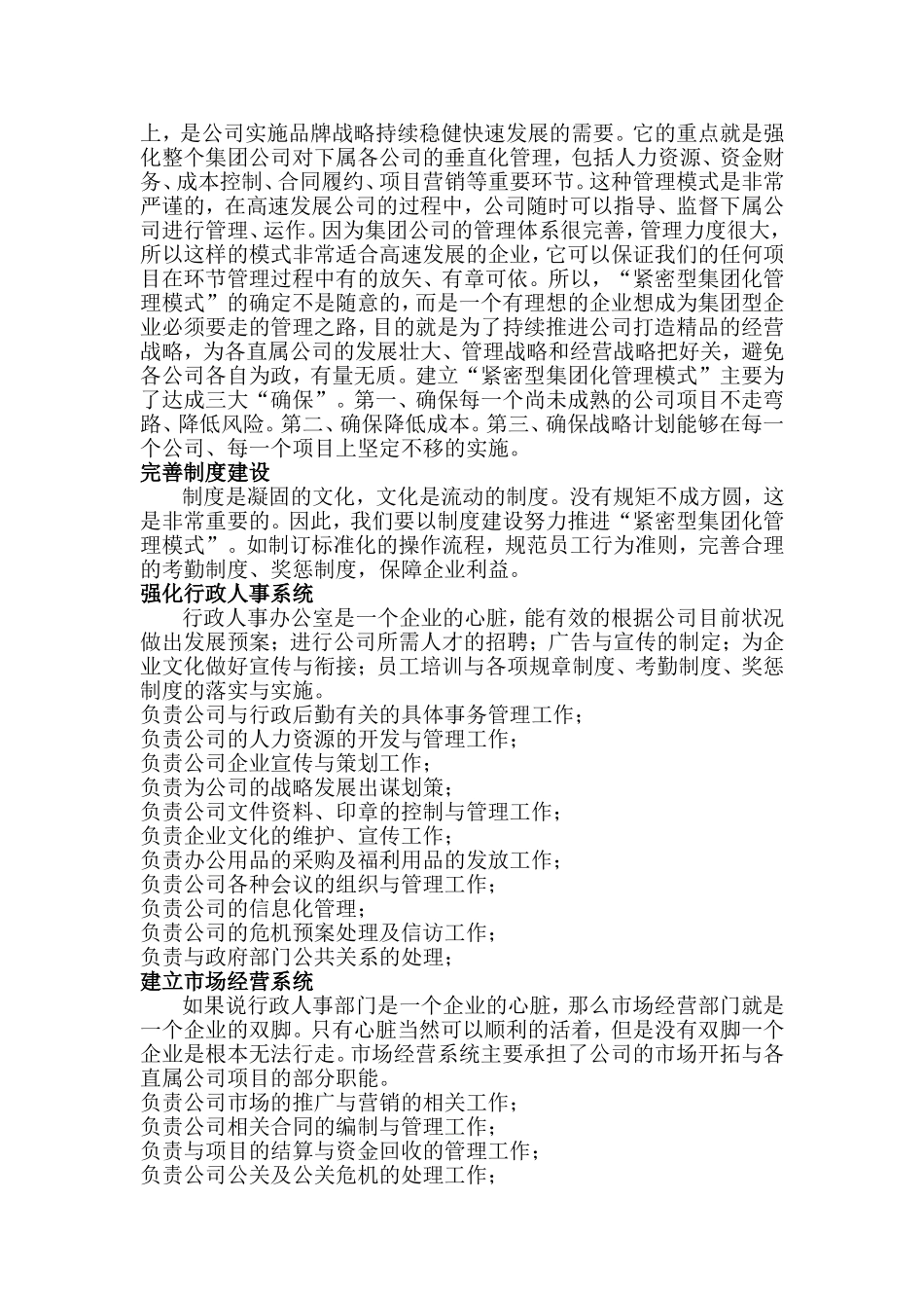 公司整体发展计划书_第2页